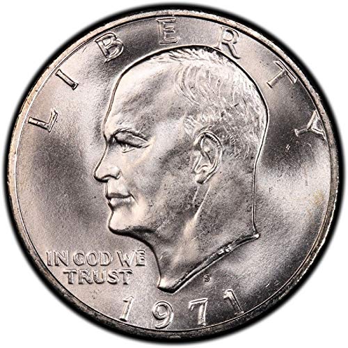 1971 S 40% Silver Eisenhower Dollar US Mint Gem Uncirculated