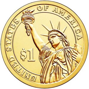 2010 D Position B Satin Finish Franklin Pierce Presidential Dollar Choice Uncirculated US Mint