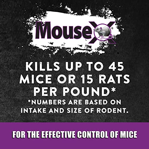 MouseX Throw Packs- For All Species of Rats and Mice. Safe Around Pets