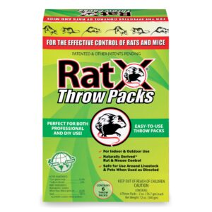 ratx throw packs- for all species of rats and mice safe around pets