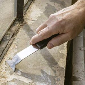 The HYDE® Dig-It™ Removal and Scraping Tool, Push or Pull scraping. Caulk Remover Tool, Paint Scraper, Putty Knife Scraper, Grout Removal Tool, Convienent size perfect for tool box, or tool bag.