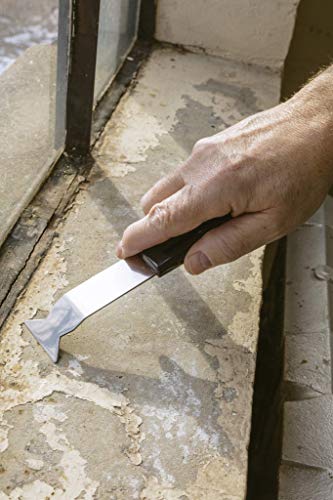 The HYDE® Dig-It™ Removal and Scraping Tool, Push or Pull scraping. Caulk Remover Tool, Paint Scraper, Putty Knife Scraper, Grout Removal Tool, Convienent size perfect for tool box, or tool bag.