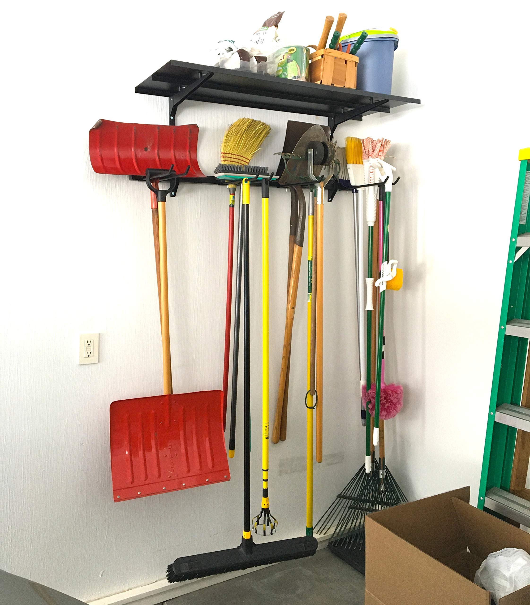 StoreYourBoard Tool Max Garage Storage Rack Shelf, Adjustable Wall Mount Organizer, Heavy Duty Holds 300 lbs