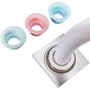4 Pieces Drain Tube Hose Seal Deodorant Silicone Plug Sealing Plug Sewer Seal Ring Washing Machine for Bathroom Kitchen Cleaning Tools