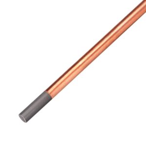 uxcell Copper Coated Gouging Carbon 25/64" x 14", 2pcs Carbon Gouging Rods Copperclad Electrodes