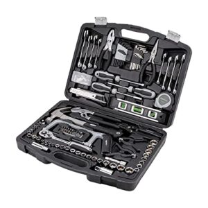 amazon basics 173-piece general household home repair and mechanic's hand tool kit set