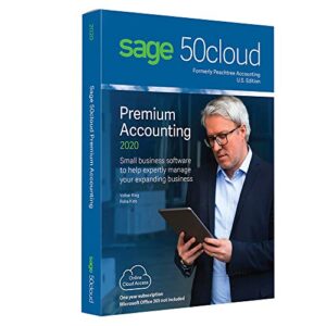 Sage Software 50cloud Premium Accounting 2020 U.S. 5-User One Year Subscription