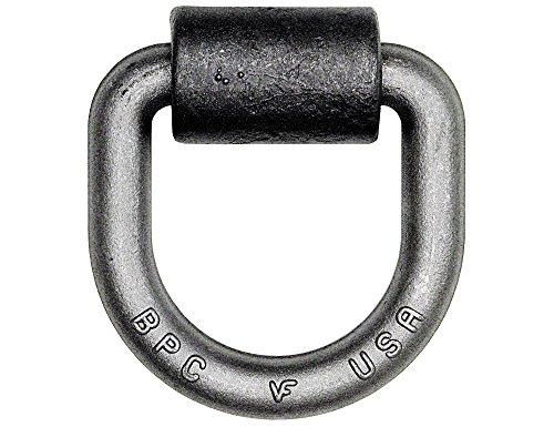 Buyers Products Domestic 3/4 inch D-Ring with Weld-On Bracket, 4 Pack