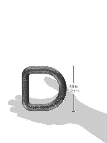 Buyers Products Domestic 3/4 inch D-Ring with Weld-On Bracket, 4 Pack