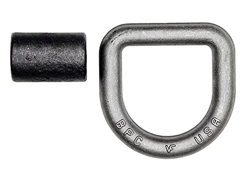 Buyers Products Domestic 3/4 inch D-Ring with Weld-On Bracket, 4 Pack