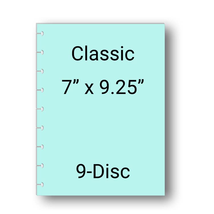 Monthly Budget Forms Bill Pay Checklist for 9-Disc Planners, Fits 9-Disc Notebooks, 7"x9.25" (PLANNER, TABS and the RINGS are NOT INCLUDED)