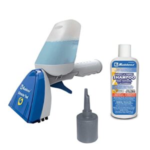 koblenz 45-0996-00-7 carpet-upholstery cleaner kit, fits all 1 1/4 in wet-dry vacuums, white+clear view extractor shield