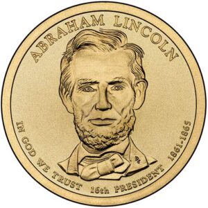 2010 p position a satin finish abraham lincoln presidential dollar choice uncirculated us mint