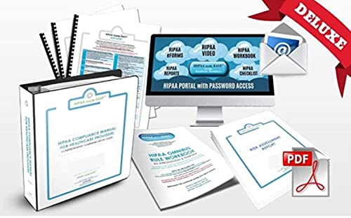 2023 HIPAA PREMIUM PKG by HIPAA made EASY includes HIPAA Compliance Manual, Training Video, eForms to Omnibus Rule Hi Tech Standards& Risk Assessment Report Template