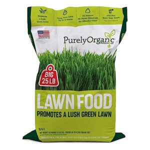 purely organic products llc 25 lb. lawn food fertilizer