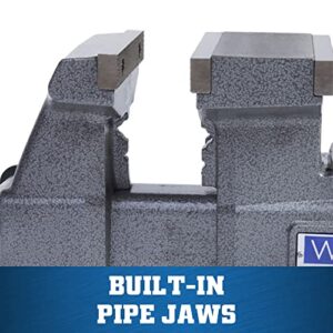 Wilton 5-1/2" Reversible Bench Vise, 6-3/4" & 10-3/4" Jaw Opening, 360° Swivel Base (4550R)