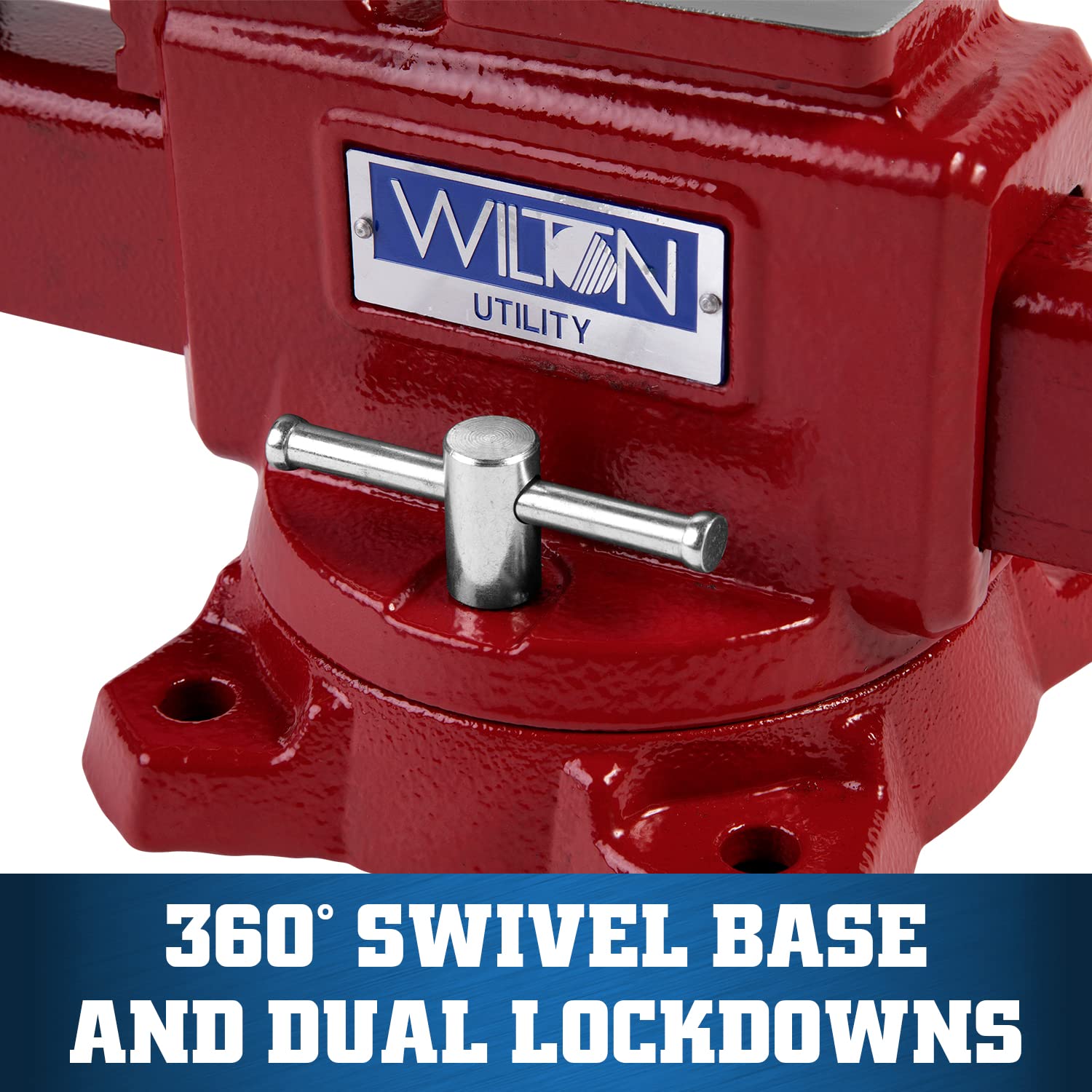 Wilton 675U Utility Bench Vise, 5-1/2" Jaw Width, 5" Jaw Opening (28819)