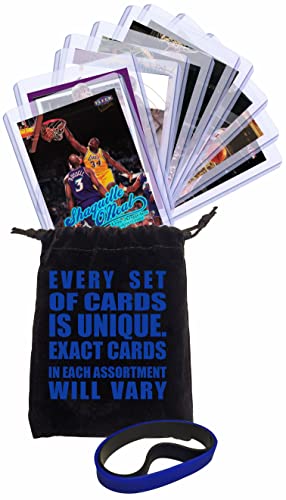 Shaquille O'Neal Basketball Cards Assorted (10) Bundle - Orlando Magic, Los Angeles Lakers Trading Card Gift Pack