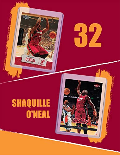 Shaquille O'Neal Basketball Cards Assorted (10) Bundle - Orlando Magic, Los Angeles Lakers Trading Card Gift Pack