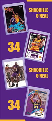 Shaquille O'Neal Basketball Cards Assorted (10) Bundle - Orlando Magic, Los Angeles Lakers Trading Card Gift Pack