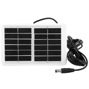 solar panel, 6v 12.w outdoor multi-function portable waterproof solar charger for emergency lamp fan and vacation camping
