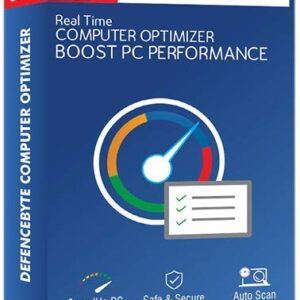 Defencebyte Computer Optimizer | Boost PC Speed | 5 Device | 1 Year Subscription | 2019 Ready | Activation code by Mail