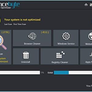 Defencebyte Computer Optimizer | Boost PC Speed | 5 Device | 1 Year Subscription | 2019 Ready | Activation code by Mail