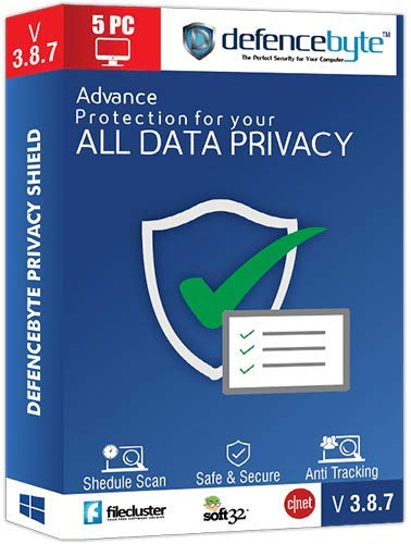 Defencebyte-Privacy Shield Security Internet Security Software For PC Laptop 2019 2020 For 1 3 5 10 Devices |Privacy Cleaner Tool Windows