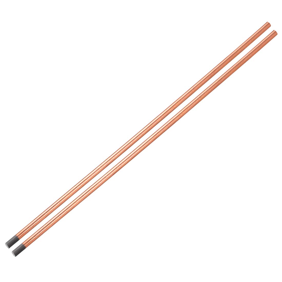 uxcell Copper Coated Gouging Carbon 4x350mm - 2pcs Carbon Gouging Rods Copperclad Electrodes