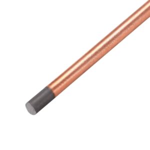 uxcell Copper Coated Gouging Carbon 4x350mm - 2pcs Carbon Gouging Rods Copperclad Electrodes