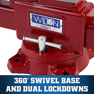 Wilton 674U Utility Bench Vise, 4-1/2" Jaw Width, 4" Jaw Opening (28818)