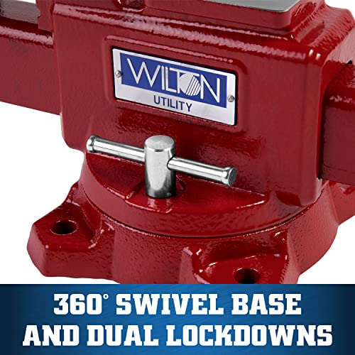 Wilton 674U Utility Bench Vise, 4-1/2" Jaw Width, 4" Jaw Opening (28818)