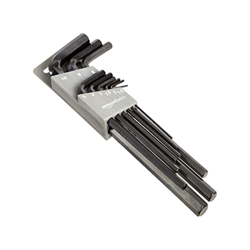 Amazon Basics 22-Piece Long Arm Hex Key Wrench Set - SAE/Metric