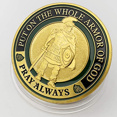 Armor of God Challenge Coin,Prayer Commemorative Coin