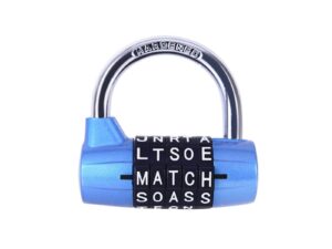 gym locker lock,letter combination lock,5 dial letter lock,5 digit combination lock,word combination lock,gym locker lock,padlock with code,combo padlock,suitable for gym locker lock,toolboxes(blue)