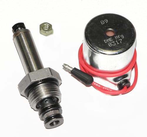 DME Mfg, Meyer Snow Plow Coil & Valve Set for E47, E57, E60, Pumps, Silicone Coil Sealant, Anti-Seize Grease, Optional 18-8 Stainless Steel Nuts Included