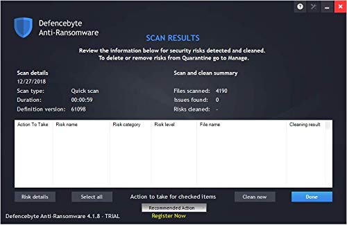 Defencebyte-Anti Ransomware Security Internet Security Software For PC Laptop 2019 2020 For 1 3 5 10 Devices |Privacy Cleaner Tool Windows