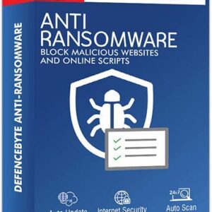 Defencebyte-Anti Ransomware Security Internet Security Software For PC Laptop 2019 2020 For 1 3 5 10 Devices |Privacy Cleaner Tool Windows