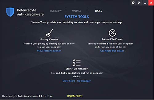 Defencebyte-Anti Ransomware Security Internet Security Software For PC Laptop 2019 2020 For 1 3 5 10 Devices |Privacy Cleaner Tool Windows