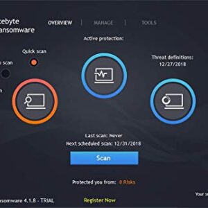 Defencebyte-Anti Ransomware Security Internet Security Software For PC Laptop 2019 2020 For 1 3 5 10 Devices |Privacy Cleaner Tool Windows