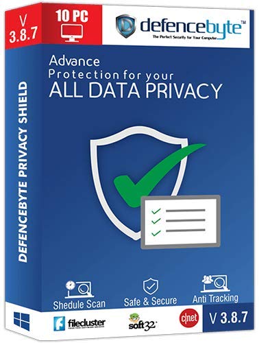 Defencebyte-Privacy Shield Security Internet Security Software For PC Laptop 2019 2020 For 1 3 5 10 Devices |Privacy Cleaner Tool Windows