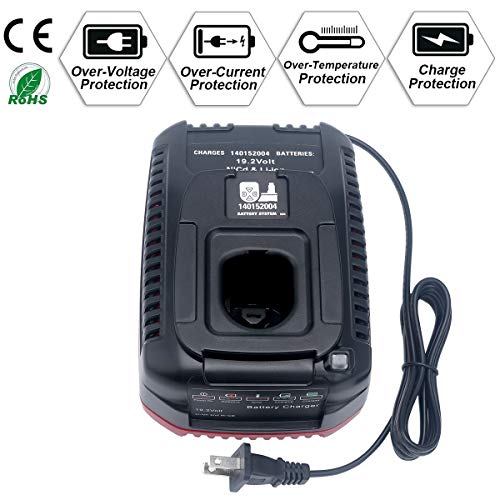 Lasica Replacement for Craftsman 19.2 Volt C3 Battery Charger Compatible with Craftsman 19.2V XCP Lithium & NiCd Battery 315.CH2030 315.CH2021 140152004 315.PP2030/PP2011 935709 5336 315.PP2020/PP2025