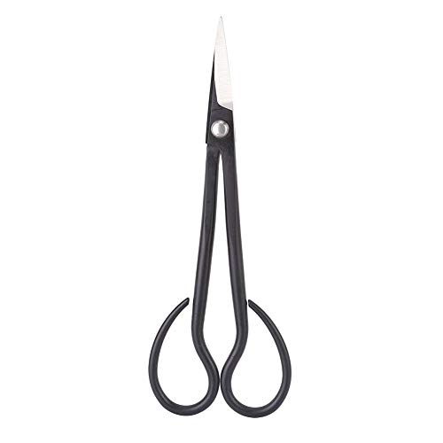 TOPINCN Bonsai Shear Clad Steel Wear-Resistant Bonsai Scissors Long Handle Scissors 185mm High Hardness Professional