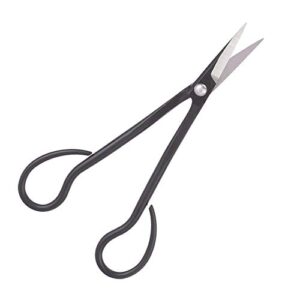 TOPINCN Bonsai Shear Clad Steel Wear-Resistant Bonsai Scissors Long Handle Scissors 185mm High Hardness Professional