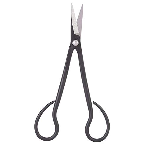 TOPINCN Bonsai Shear Clad Steel Wear-Resistant Bonsai Scissors Long Handle Scissors 185mm High Hardness Professional