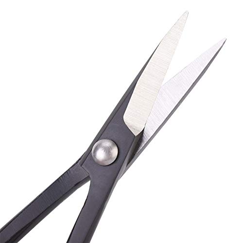 TOPINCN Bonsai Shear Clad Steel Wear-Resistant Bonsai Scissors Long Handle Scissors 185mm High Hardness Professional