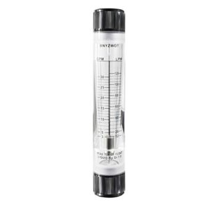 bnyzwot inline clear acrylic water flowmeter 1pt dia threads g-25 3-30 gpm 12-120 lpm
