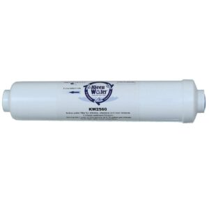 KleenWater in-Line Water Filter to Remove Lead, Chlorine and Chemicals with Versatile Inlet/Outlet Connections, USA Made
