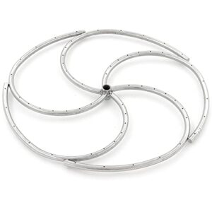 firenado 24-inch natural gas spiral ring burner - stainless steel