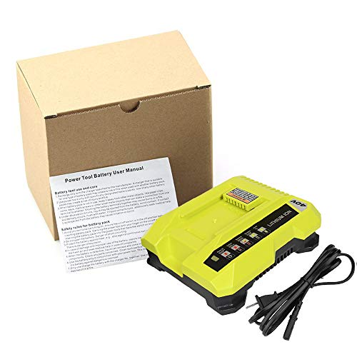 OP401 Replacement for ryobi 40v Charger Lithium-Ion OP401 Charger Compatible with Ryobi 40Volt Lithium-Ion Battery Charger for Ryobi OP4026 OP40201 OP4040 OP40401 OP4050 OP4050A OP40501 OP40601